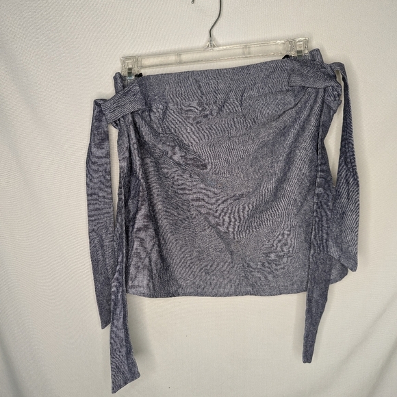 LULU'S WOMEN'S STRAPLESS TUBE TOP CHAMBRAY BLUE SIZE Small - Picture 1 of 10